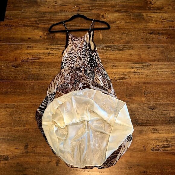 𝅺moschino Cheap and Chic Leopard Print Silk Dress - Picture 12 of 13